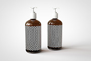 Amber Pump Bottle Mock-Up, a Pens & Pencil Mockup by TSOBG (Thumbnail 12 of 15)