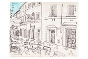 City Sketches 1, an Illustration by natsa (Thumbnail 3 of 4)
