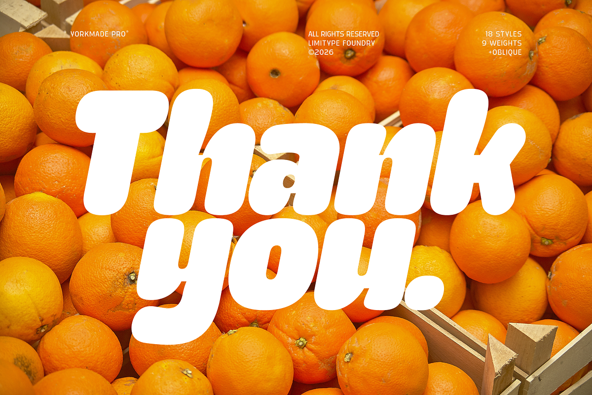 Yorkmade Pro - Sans Serif Font, a Sans Serif Font by limitype (Photo 14 of 14)