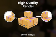 Delivery & Shipping 3D Icon Pack, an Object Graphic by Artnivora.Std (Thumbnail 2 of 4)
