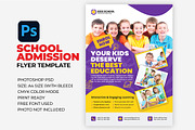 Kids School Education Flyer Template, a Flyer Template by Artonix (Thumbnail 3 of 3)