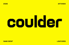 Coulder – Clean Creative Font