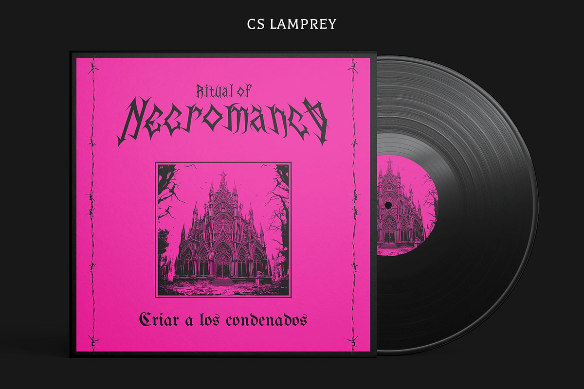CS Lamprey – Black Metal Font, a Blackletter Font by Craft Supply Co. (Photo 3 of 8)