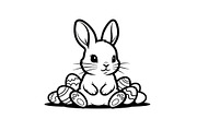 Happy Easter Bunny Vector Bundle, an Illustration by jahid234 (Thumbnail 13 of 51)