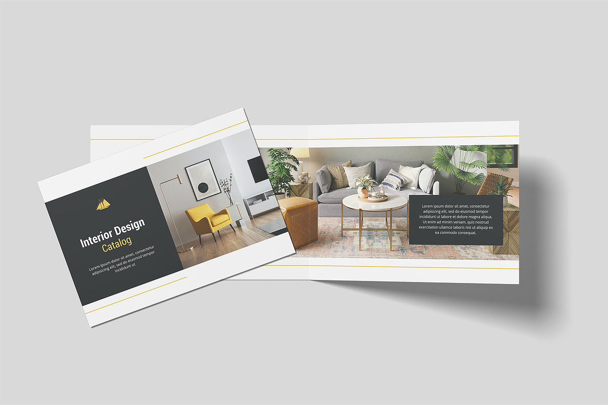 A4 Landscape Catalog Brochure Mockup, an Advertising Mockup by Compositing Studio (Photo 14 of 20)