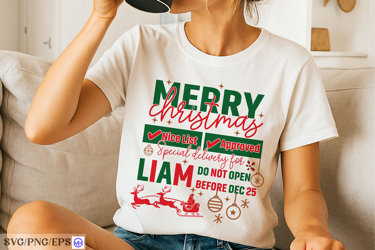 Merry Christmas Special Delivery for, a Graphic by mh_arif (Photo 3 of 4)