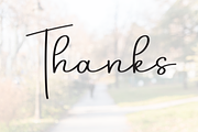 Think Autumn | Script Font, a Handwritten Font by Scratchones (Thumbnail 8 of 8)