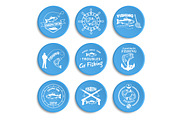 Fishing labels, a Background Graphic by Tomass2015 (Thumbnail 8 of 8)