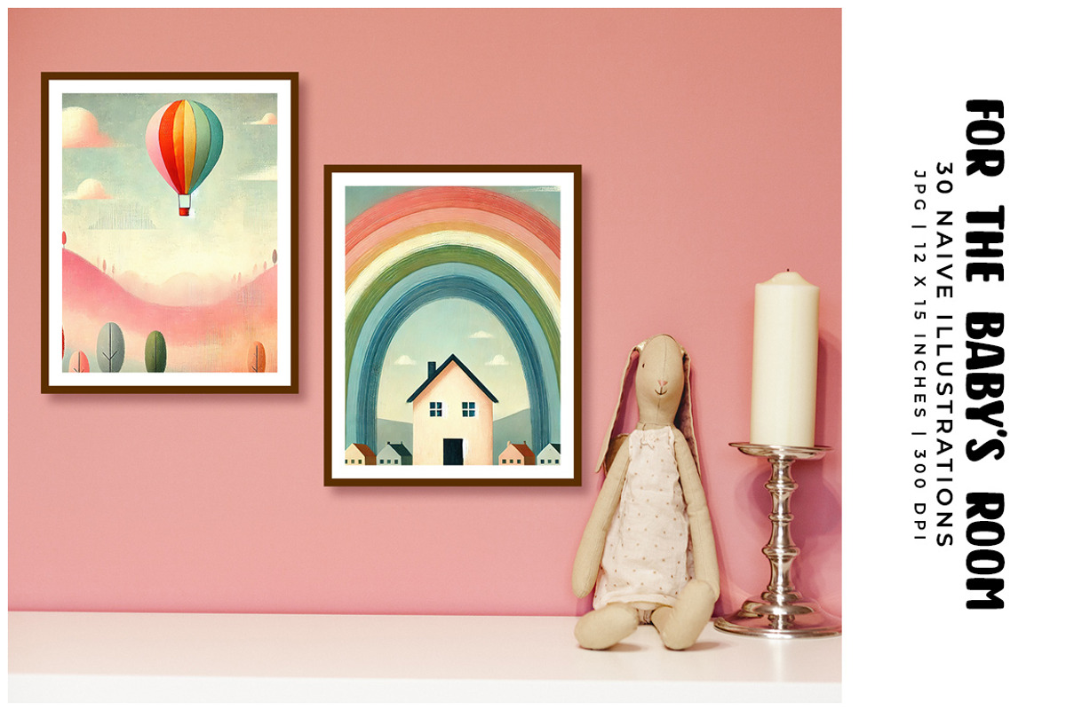 For the Baby's Room, a Decorative Illustration by Digital Art Creations (Photo 6 of 10)