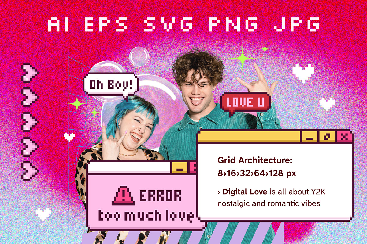Digital Love: 150+ Pixel Art Kit, an Object Graphic by IuliiaSavko (Photo 3 of 11)