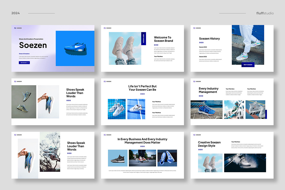 Shoes & Sneakers Powerpoint Template