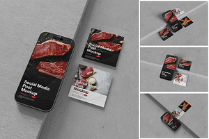 Social Media Post Mockup, a Product Mockup by MrLetters