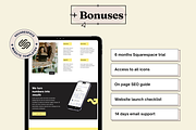 Squarespace Website template, a Squarespace Template by Ciel Lumiere (Thumbnail 6 of 8)