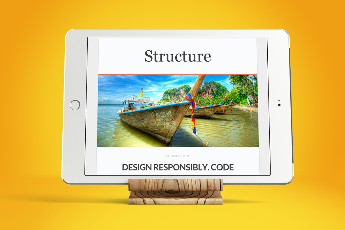 Structure - Blogging WordPress Theme, a WordPress Template by Icy Pixels