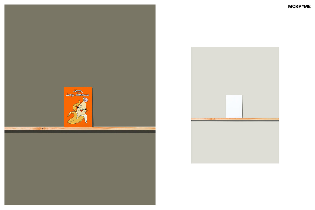 A6/B6/A5 GREETING CARD MOCKUPS, a Merchandise Mockup by MCKP*ME (Photo 4 of 9)
