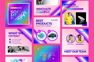 Corporate Social Media Post, a Social Media Template by ContestDesign