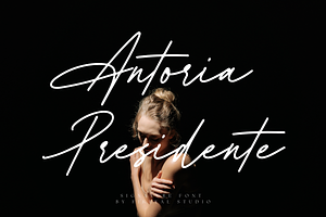 Antoria Presidente Signature Font