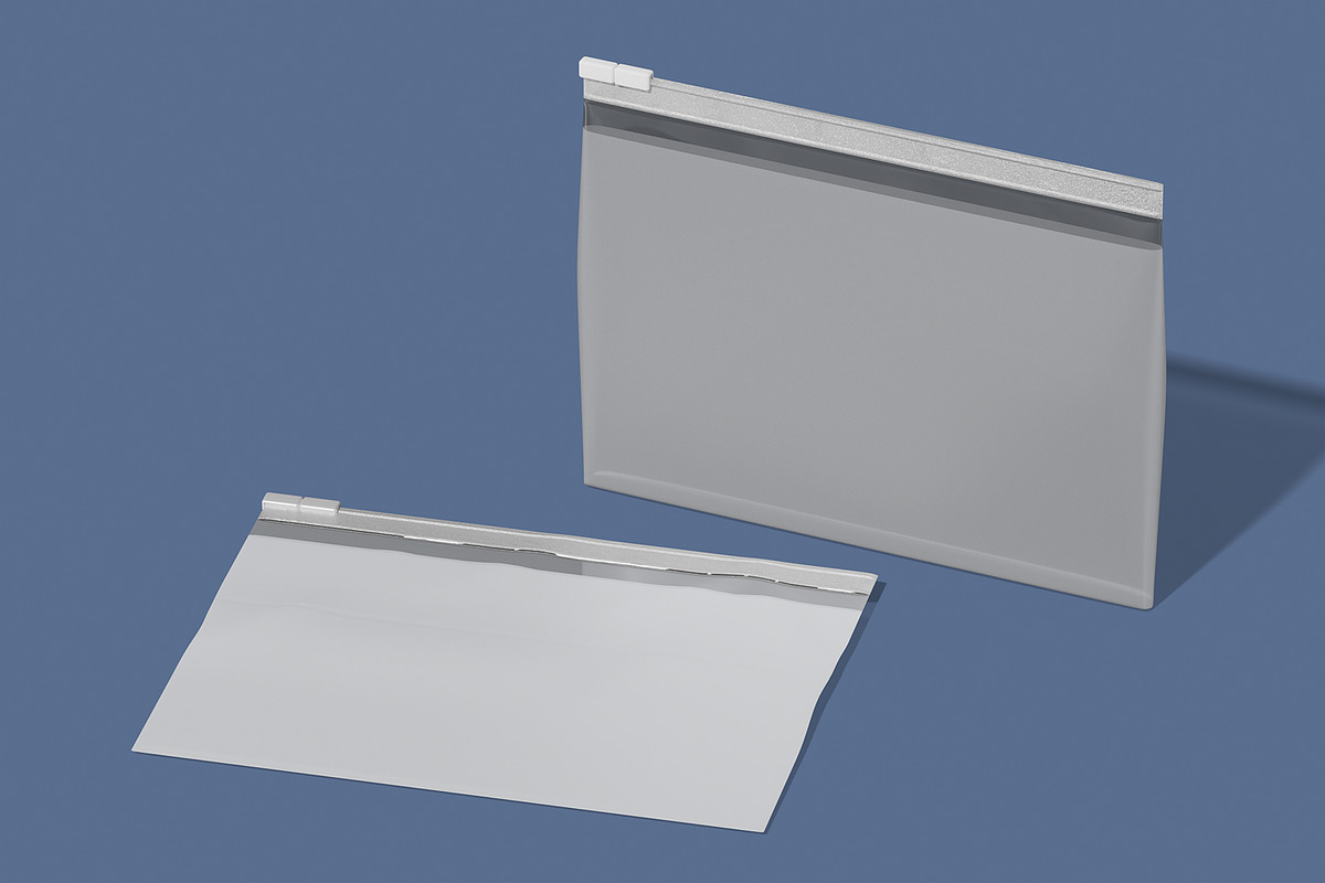 Ziplock Pouch Mockup, a Packaging Mockup by Permadi Creative (Photo 3 of 5)