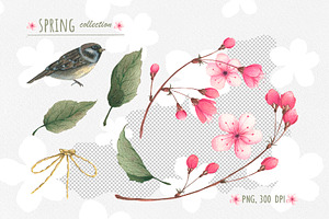 SPRING CHERRY BLOSSOM SET