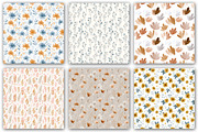Minimal Boho Flowers Seamles Pattern, a Pattern Graphic by DreamCafeArt (Thumbnail 5 of 7)