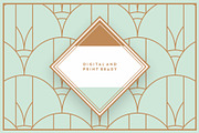 Fish Scale Art Deco Patterns, a Pattern Graphic by Firowerk (Thumbnail 6 of 11)
