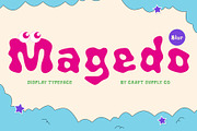 Magedo Blur, a Sans Serif Font by Craft Supply Co. (Thumbnail 1 of 8)