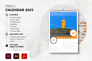 Printable 2025 Calendar A3 Size, a Stationery Template by MstArtwork (Thumbnail 2 of 4)