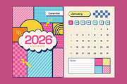 Playful Academic Wall Calendar, a Stationery Template by twinstd (Thumbnail 3 of 3)