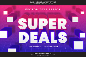 Super Sale Editable Text Effect