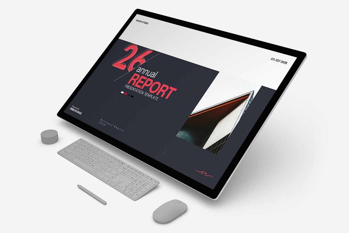 Rough Annual Report Presentation preview 2