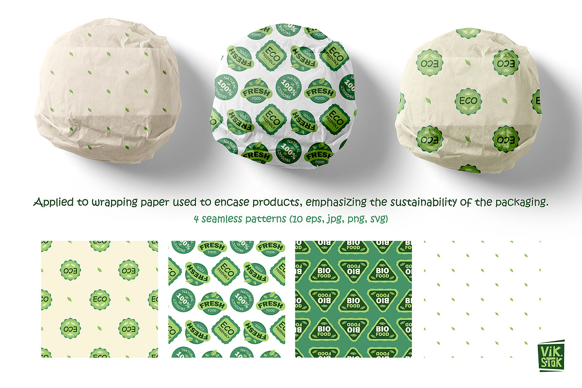Organic natural bio products badges, an Object Graphic by vik.stock (Photo 5 of 5)