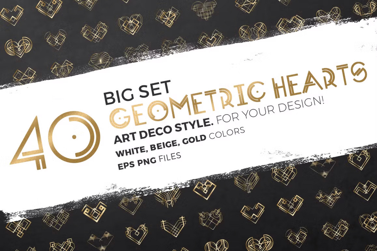 Art Deco Big Bundle • Save 30%, an Object Graphic by Olga Ryzychenko (Photo 5 of 5)