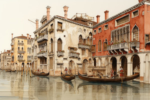A vibrant painting capturing the ess, a Photo by Iftikhar Alam