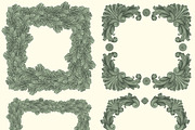Collection vintage engraved frames., a Decorative Illustration by Vector Engraving (Thumbnail 29 of 31)