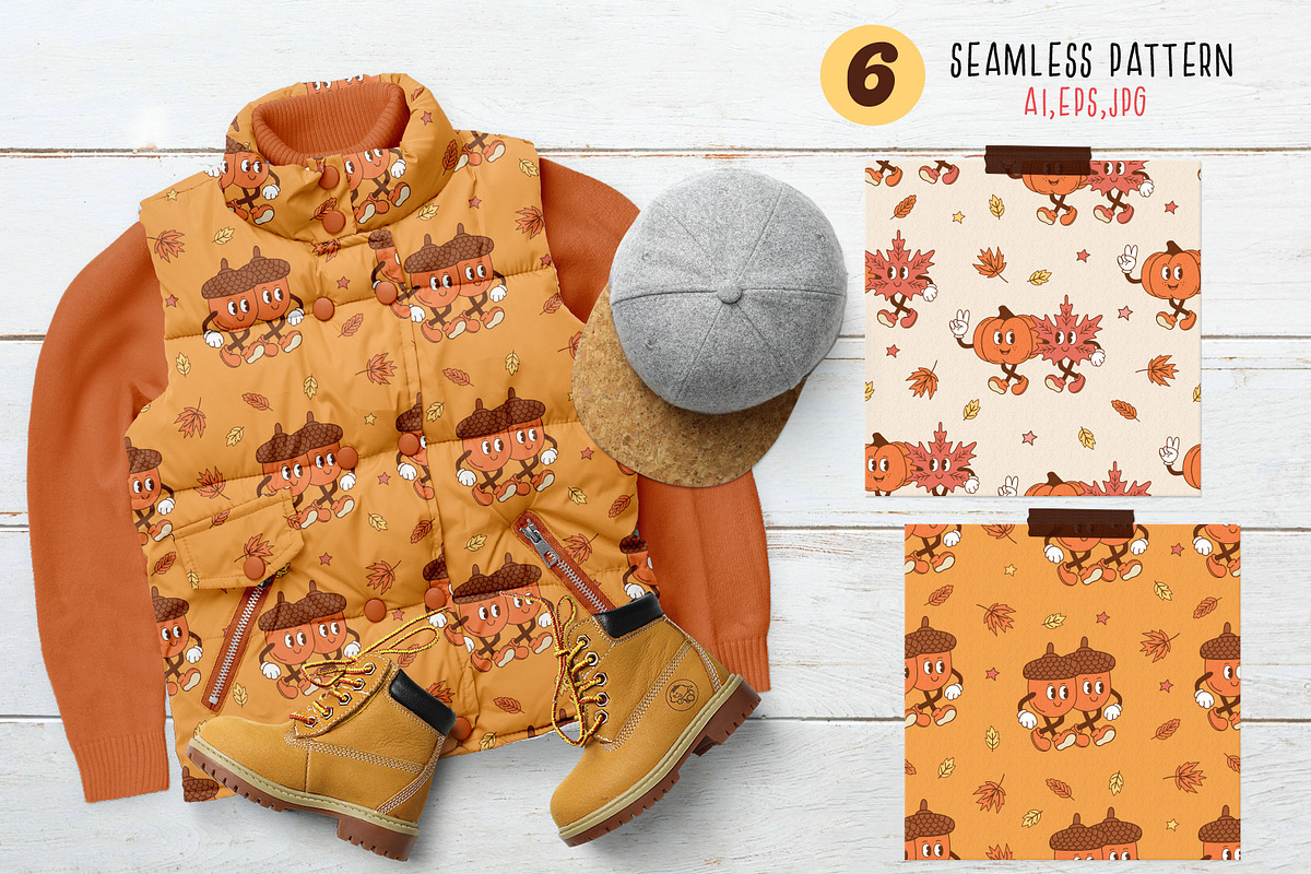 Cute Autumn Clipart Bundle, a Seasonal Illustration by NataKa (Photo 8 of 10)
