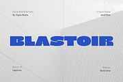 Blastoir - Expanded Bold Sans Serif, a Sans Serif Font by Typia Nesia (Thumbnail 1 of 11)