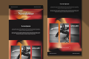 Dark Coloured Newsletter