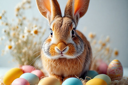 Pastel Eggs Easter Bunny image, a Holiday Photo by ComfortQ