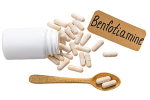 Benfotiamine capsules and vitamin, a Health & Medical Photo by yanadjana