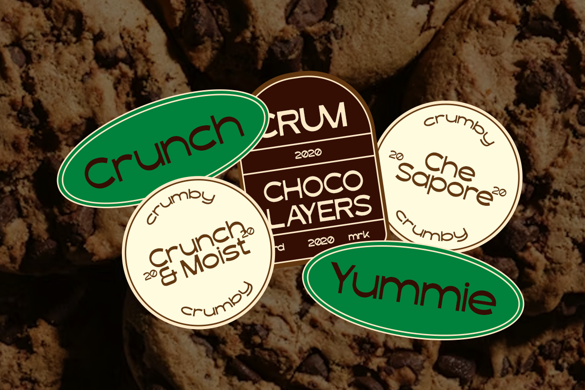 Avoge - Food Display Font, a Sans Serif Font by Pandeka Studio (Photo 6 of 9)