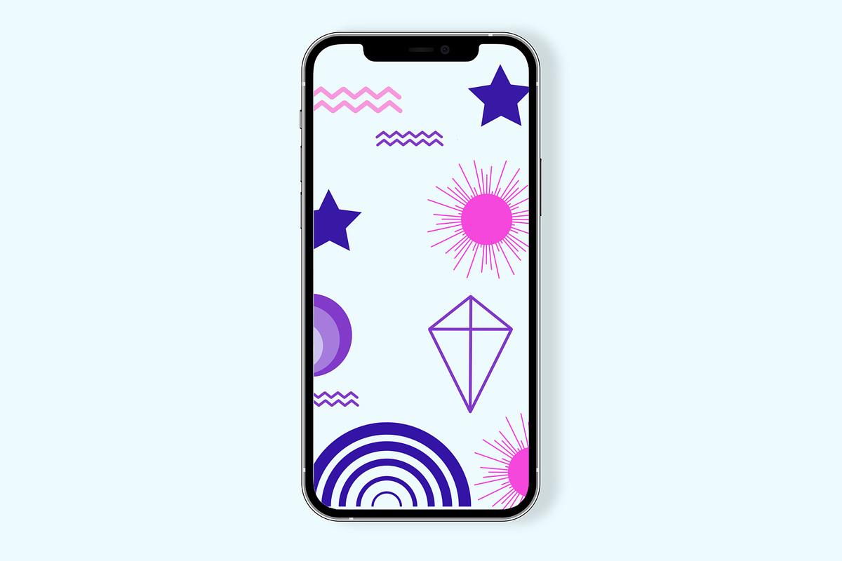 Procreate Abstract Geometric Stamps, a Brush Add-On by MajorArtTm (Photo 3 of 4)