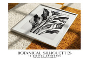 Botanical Silhouettes, a Decorative Illustration by Digital Art Creations (Thumbnail 6 of 6)