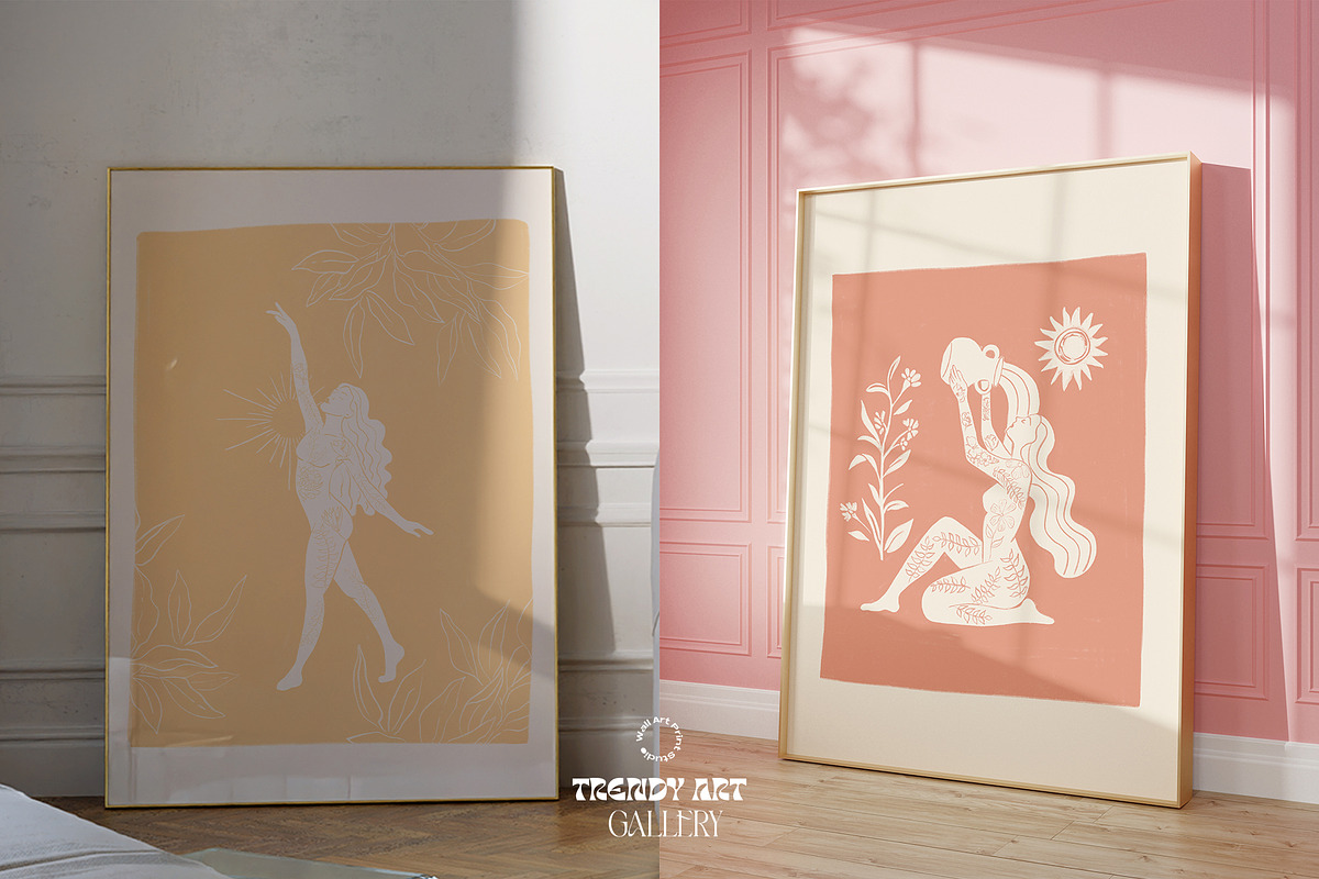 Trendy Art Bundle 2, a Graphic by Wall Art Print Studio (Photo 25 of 37)