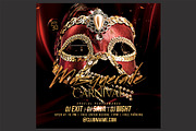 Masquerade Carnival Flyer, a Flyer Template by DSGraphicDesign (Thumbnail 1 of 2)