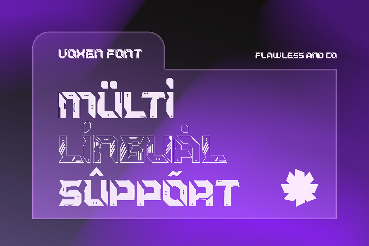 Vexon - Futuristic Display Font, a Sans Serif Font by Flawless And Co (Photo 10 of 10)