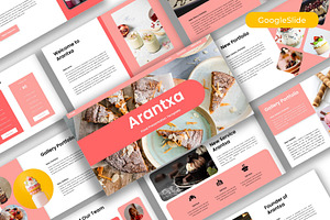Arantxa – Food Google Slide Template, a Presentation Template by kreatifreya