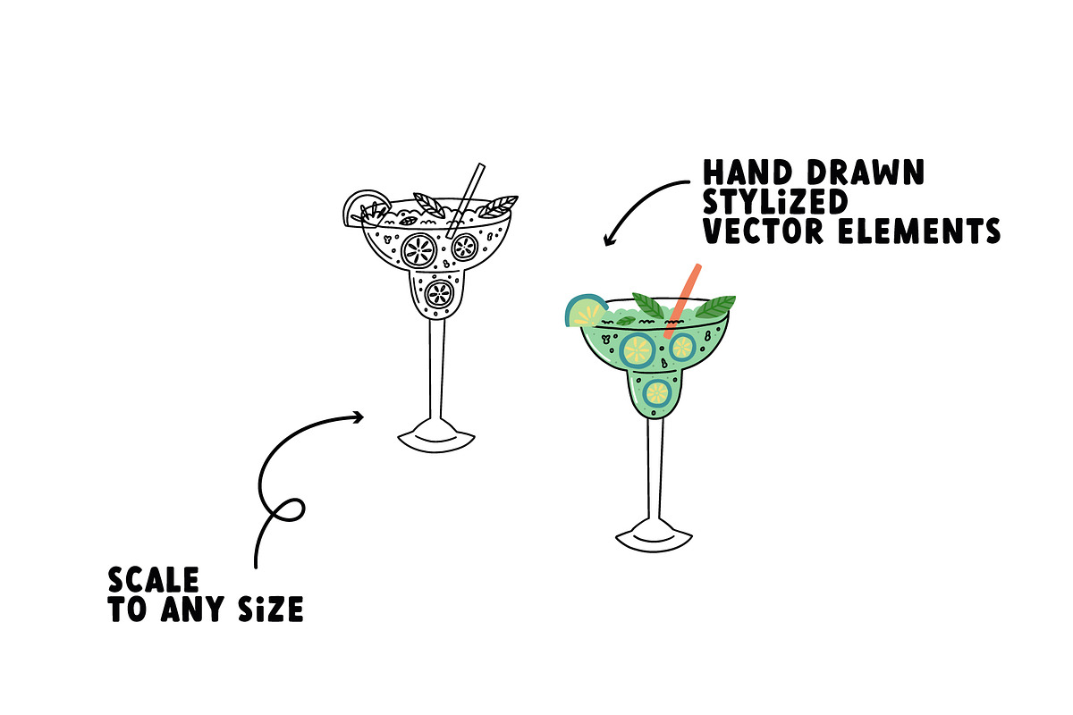 Summer Cocktails, an Object Graphic by AnkaDrozd (Photo 2 of 7)