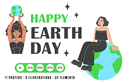 Earth Day, an Illustration by YuskinKot (Thumbnail 1 of 6)