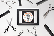 Luxury Barbershop Logo Design, a Branding & Logo Template by YUDesignStore (Thumbnail 5 of 8)