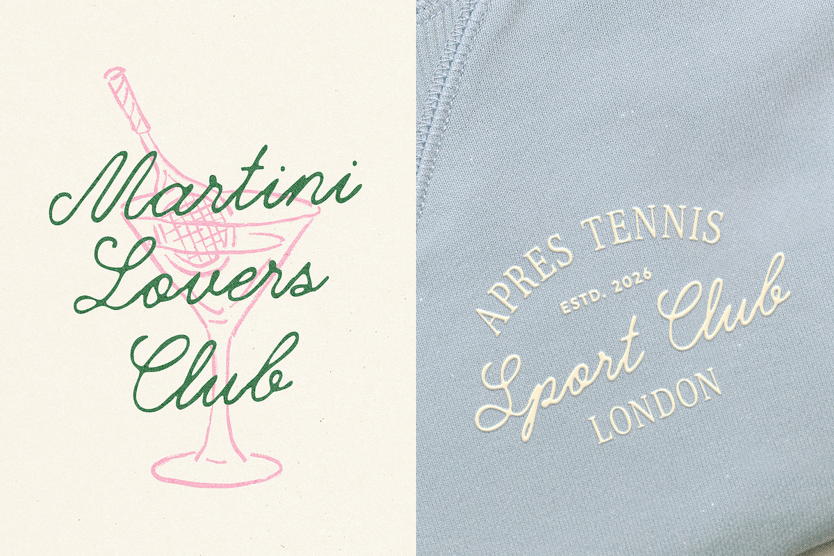 Handwritten Vintage Chic Font Bundle, a Handwritten Font by Ayya Studio (Photo 9 of 16)